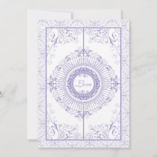 Vintage Bröllopsinbjudan till Ironworks Inbjudningar