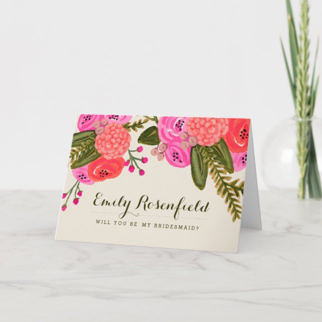 Vintage Bröllopskort för Bröllopsfesten Inbjudan (Framsida)