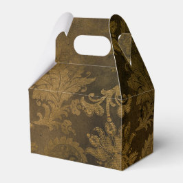 Vintage Brons Guld Damask Presentaskar