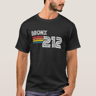 Vintage Bronx 212 Proud New York City State Gift T Shirt