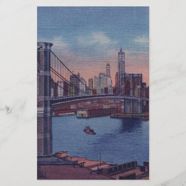 Vintage Brooklyn Bridge (Framsida)