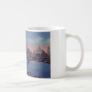 Vintage Brooklyn Bridge Kaffemugg