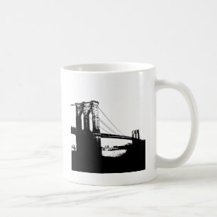 Vintage Brooklyn Bridge Kaffemugg