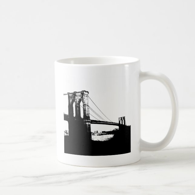 Vintage Brooklyn Bridge Kaffemugg (Höger)