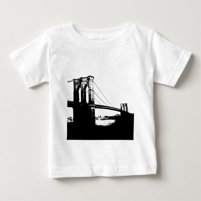 Vintage Brooklyn Bridge Tee Shirt (Framsida)