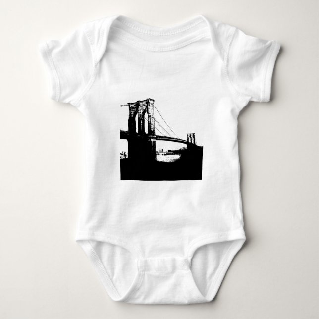 Vintage Brooklyn Bridge Tee Shirt (Framsida)