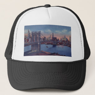 Vintage Brooklyn Bridge Truckerkeps