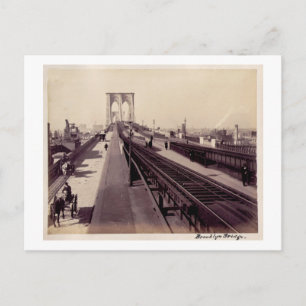 Vintage Brooklyn Bridge Vykort