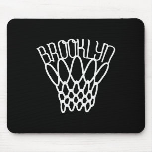 Vintage Brooklyn City New York Basketboll Nät Spel Musmatta