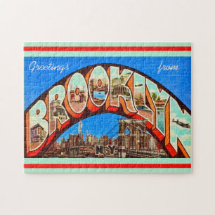 Vintage Brooklyn NY 11x14  Pussel