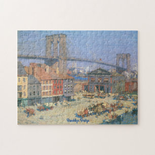 Vintage Brooklyn överbryggar pusselgåvan boxas Pussel