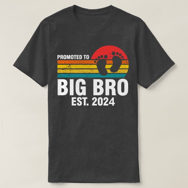 Vintage Brother från Big Bro 2024 T Shirt (Design framsida)