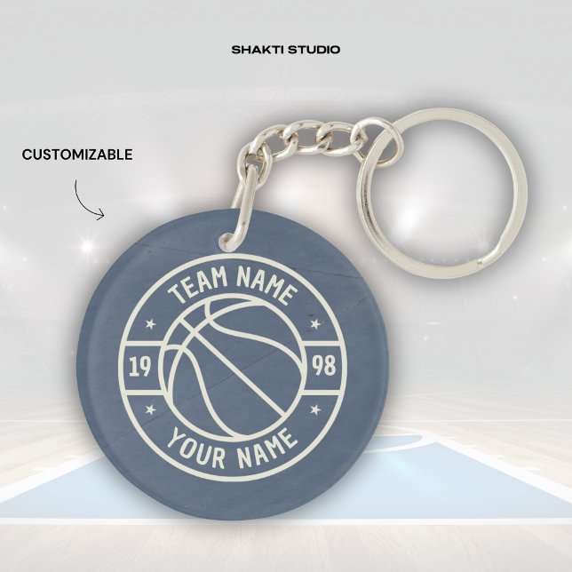 Vintage Brothers Basketball Player Keychain (Skapare uppladdad)