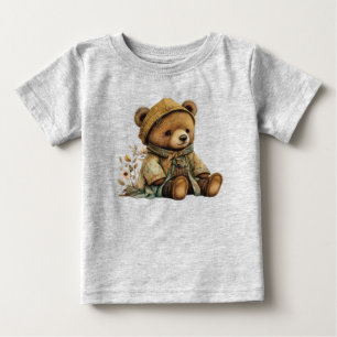 Vintage Brown-Nalle T Shirt