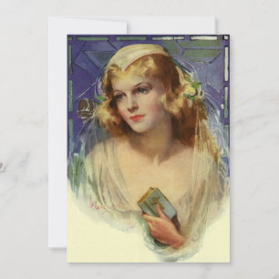 Vintage Brudbibel, Religiöst Bröllopsinbjudan
