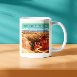 Vintage Bryce Canyon nationalpark Kaffemugg