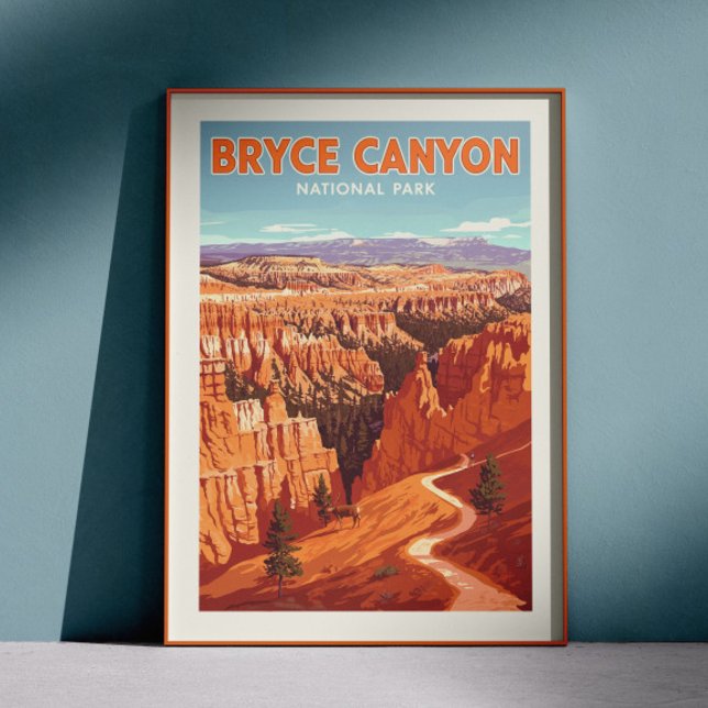 Vintage Bryce Canyon nationalpark Poster (Skapare uppladdad)