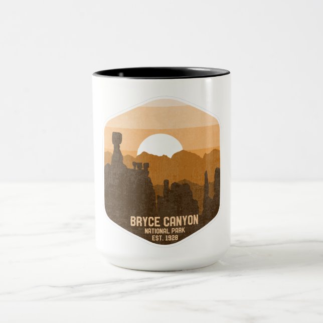 Vintage Bryce Canyon nationalpark Utah Souvenir Mugg (Center)