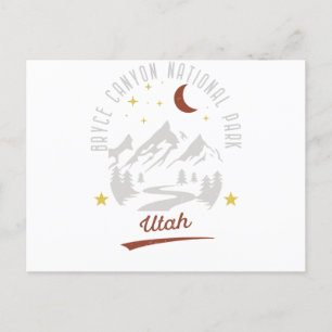 Vintage Bryce Canyon nationalpark Utah Vykort