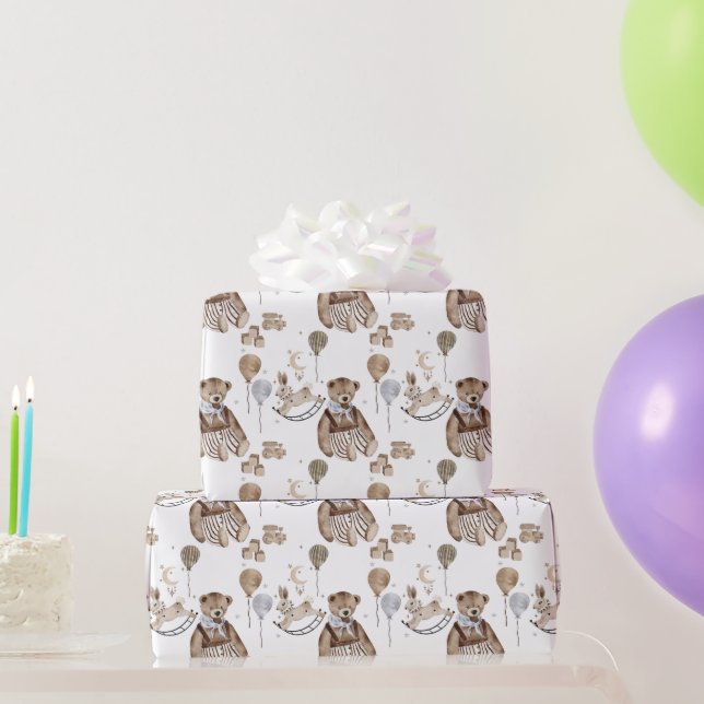 Vintage Bubblar för rakethäftning Presentpapper (Festgåvor)