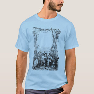 Vintage Buccaneers och en skeppsbruten Frakt i Pir T-shirt