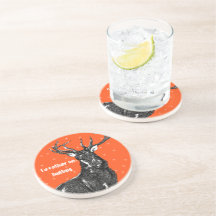 Vintage Buck Underlägg att jag hellre jagar