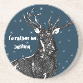 Vintage Buck Underlägg att jag hellre jagar