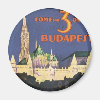 Vintage Budapest Magnet