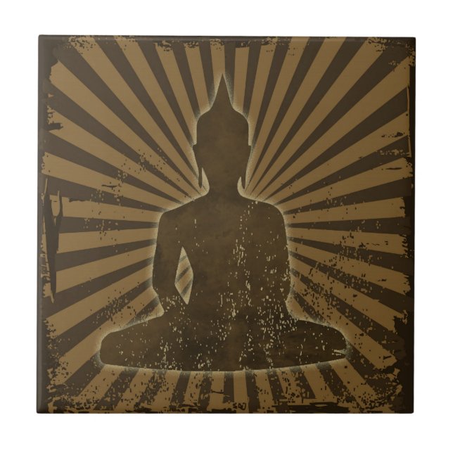 vintage Buddha Kakelplatta (Framsidan)