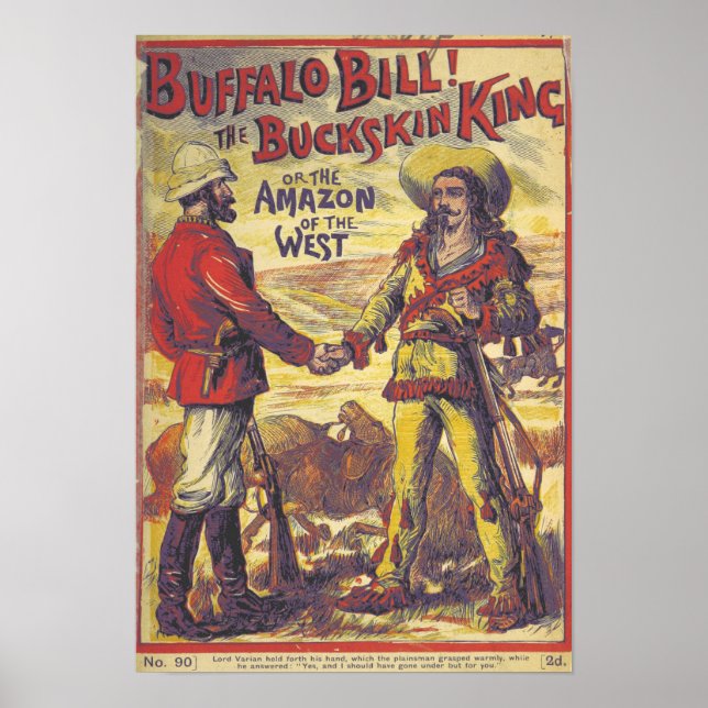 Vintage Buffalo Bill Poster (Framsidan)