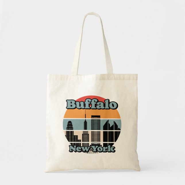 Vintage Buffalo New York Tygkasse (Framsidan)