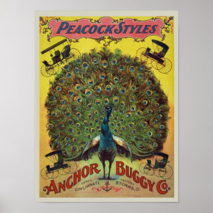 Vintage Buggy Advertisement Poster