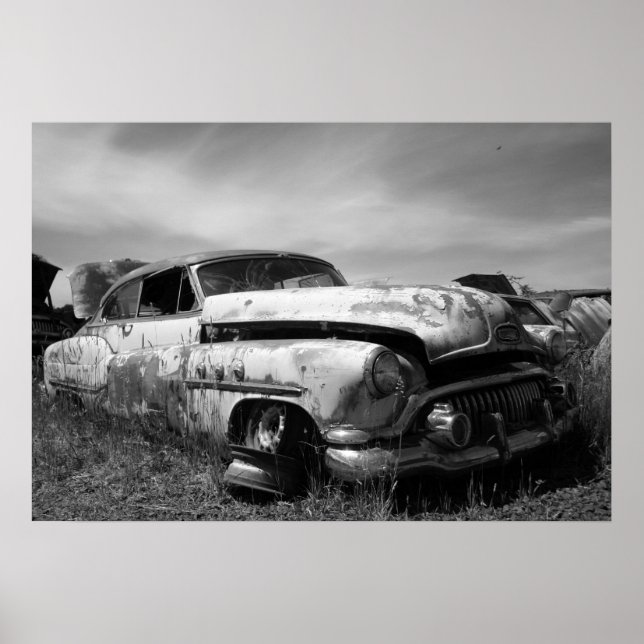 Vintage Buick Car Postage Poster (Framsidan)