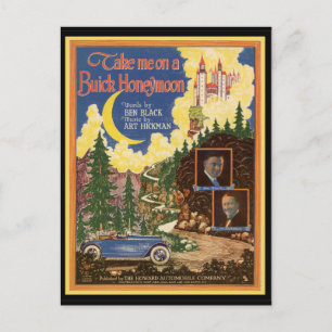 Vintage Buick Car Vykort