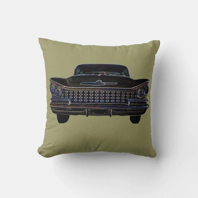 Vintage Buick kudder Kudde (Framsida)