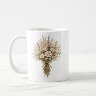 Vintage Bukett med Vilda Blommor Kaffemugg