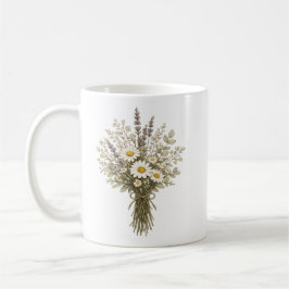 Vintage Bukett med Vilda Blommor Kaffemugg