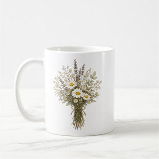 Vintage Bukett med Vilda Blommor Kaffemugg