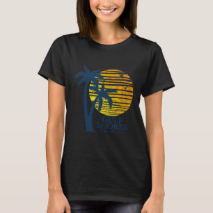 Vintage Bukt Shores Alabama Souvenir Beach Sunset T Shirt