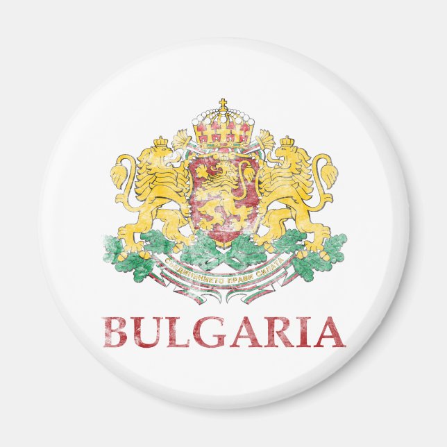 Vintage Bulgarien Magnet (Framsidan)