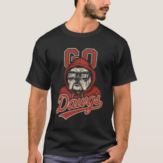 Vintage Bulldog Athletics Cool Game Day T Shirt