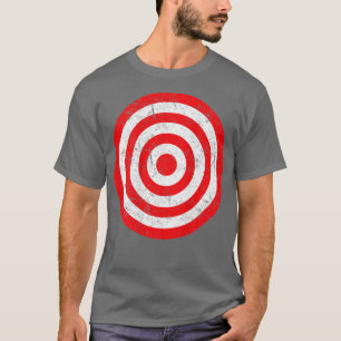 Vintage Bullseye Target Bulls Öga Skojjar Joke T Shirt