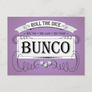 Vintage Bunco Design Vykort