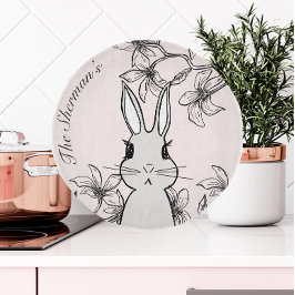 Vintage Bunny Blommigt Påsk