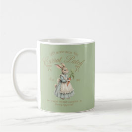 Vintage Bunny Carrot Patch  Kaffemugg