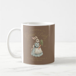 Vintage Bunny Carrot Patch  Kaffemugg
