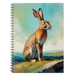 Vintage Bunny Hare | Journal Anteckningsbok