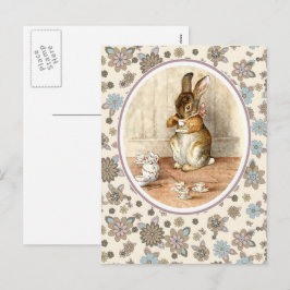 Vintage Bunny. Påsk vykort