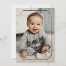 Vintage Bunny Ram Påsk-fotokort - svart