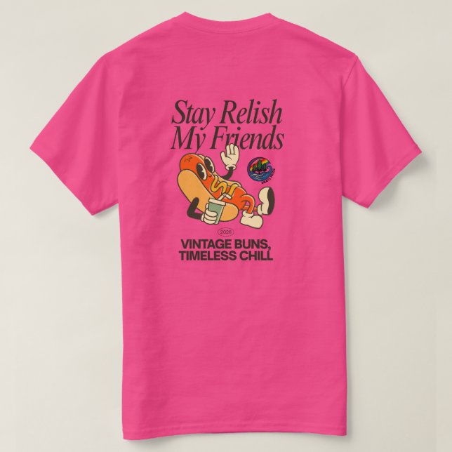 Vintage Buns Tidlös Pride-skjorta T Shirt (Design baksida)